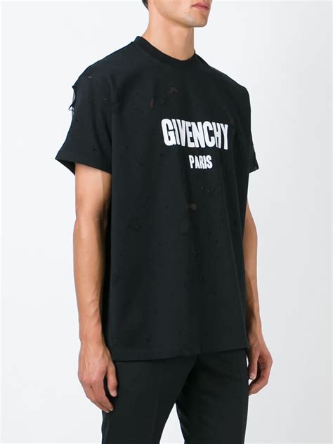 givenchy mens shirts uk|Givenchy distressed t shirt.